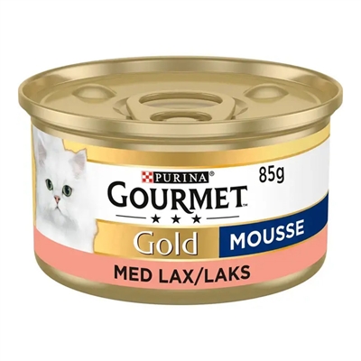 Purina Gourmet Gold Våtfoder Till Katt Laxbitar i Sås 85g